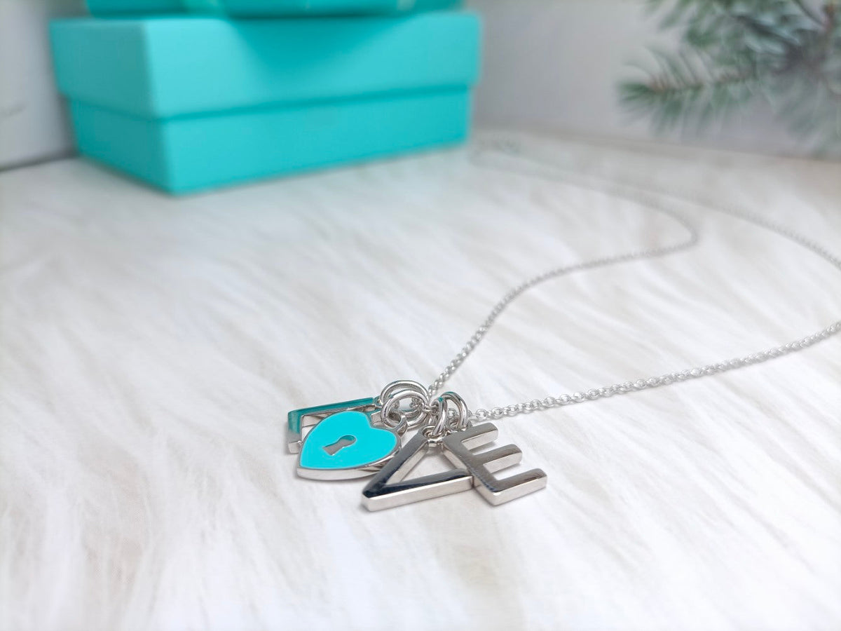 [Hevara Jewelry]LOVE TEXT PEDANT NECKLACE