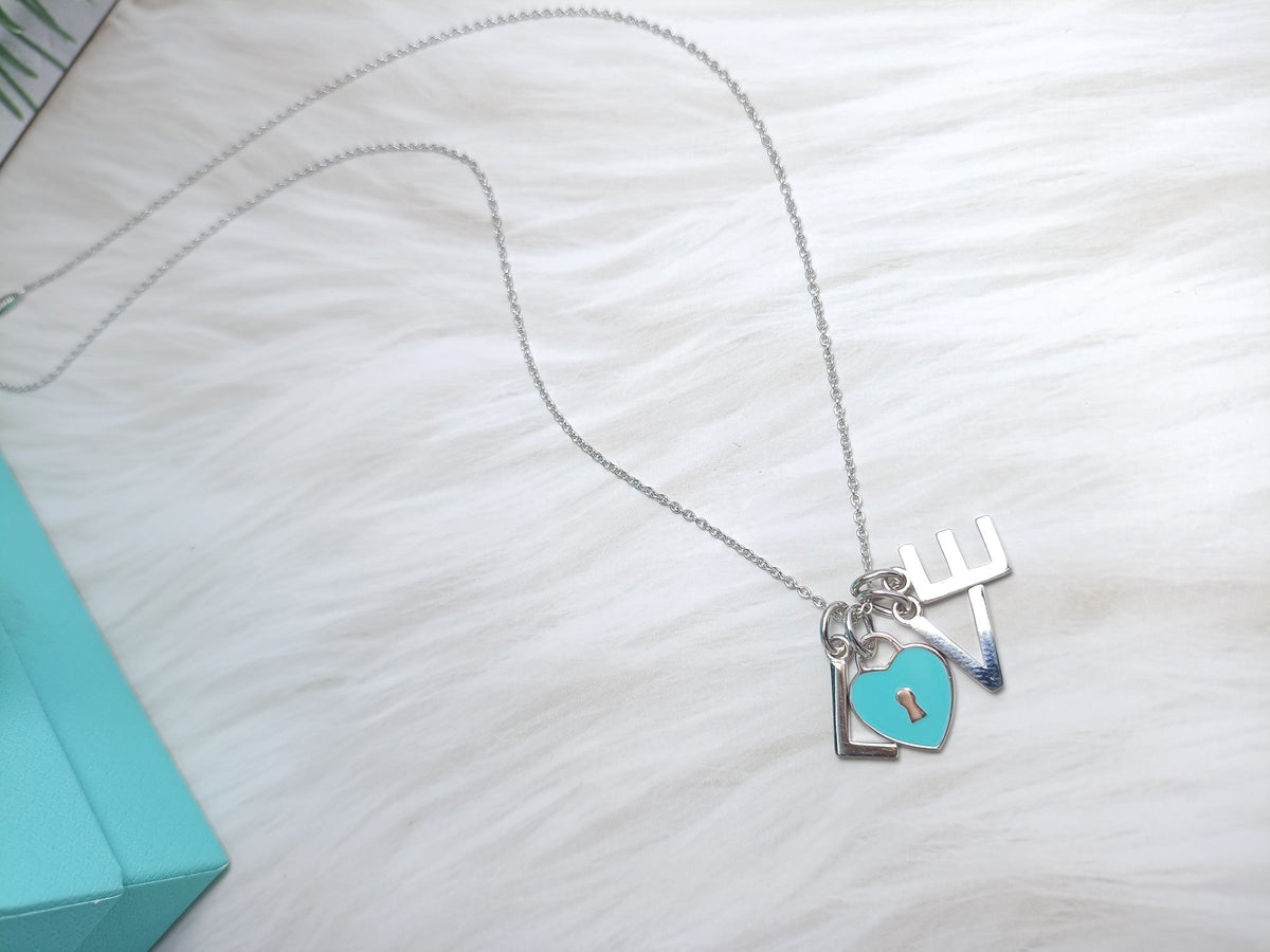[Hevara Jewelry]LOVE TEXT PEDANT NECKLACE