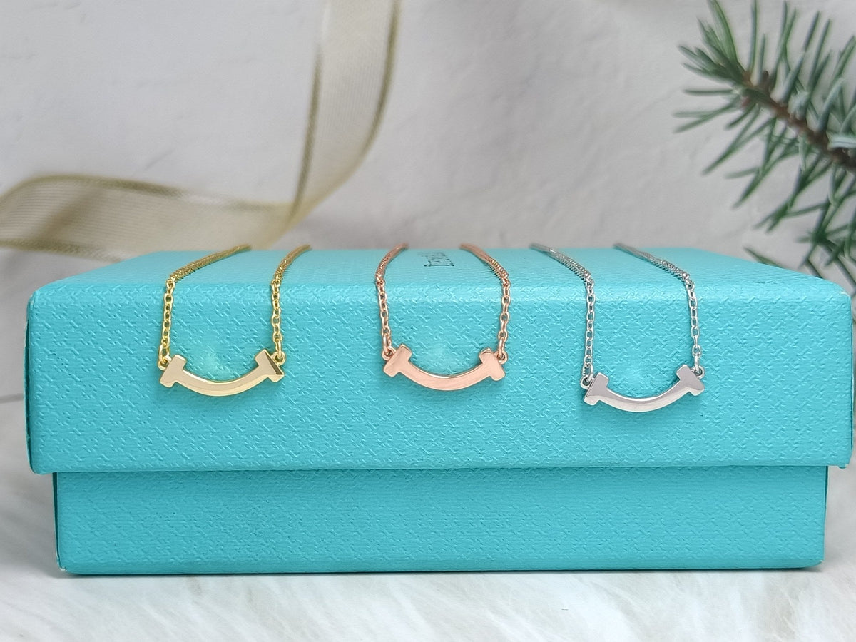 [Hevara Jewelry]MINI SMILE PEDANT NECKLACE
