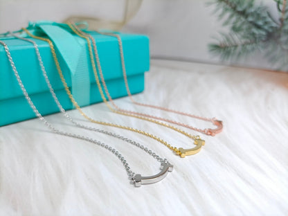 [Hevara Jewelry]MINI SMILE PEDANT NECKLACE