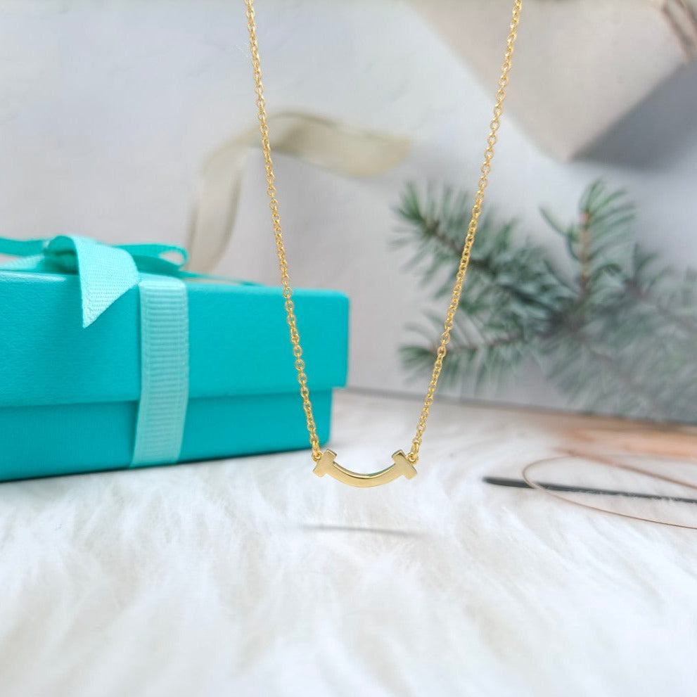 [Hevara Jewelry]MINI SMILE PEDANT NECKLACE