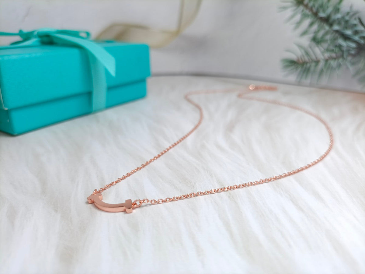 [Hevara Jewelry]MINI SMILE PEDANT NECKLACE