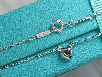 [Hevara Jewelry]HEART BIG DIAMOND NECKLACE
