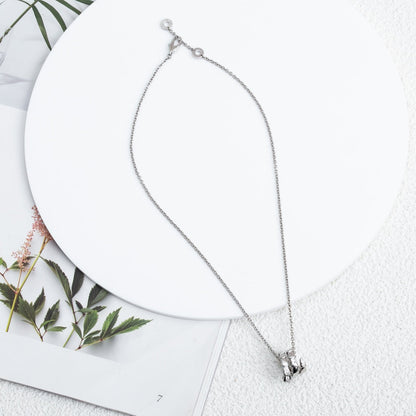 [⭐Hevara Jewelry]SERPENTI SILVER NECKLACE DIAMOND
