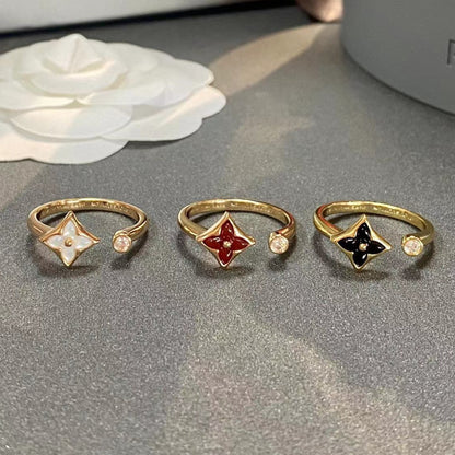[⭐Hevara Jewelry]STAR 1 DIAMOND OPEN RING