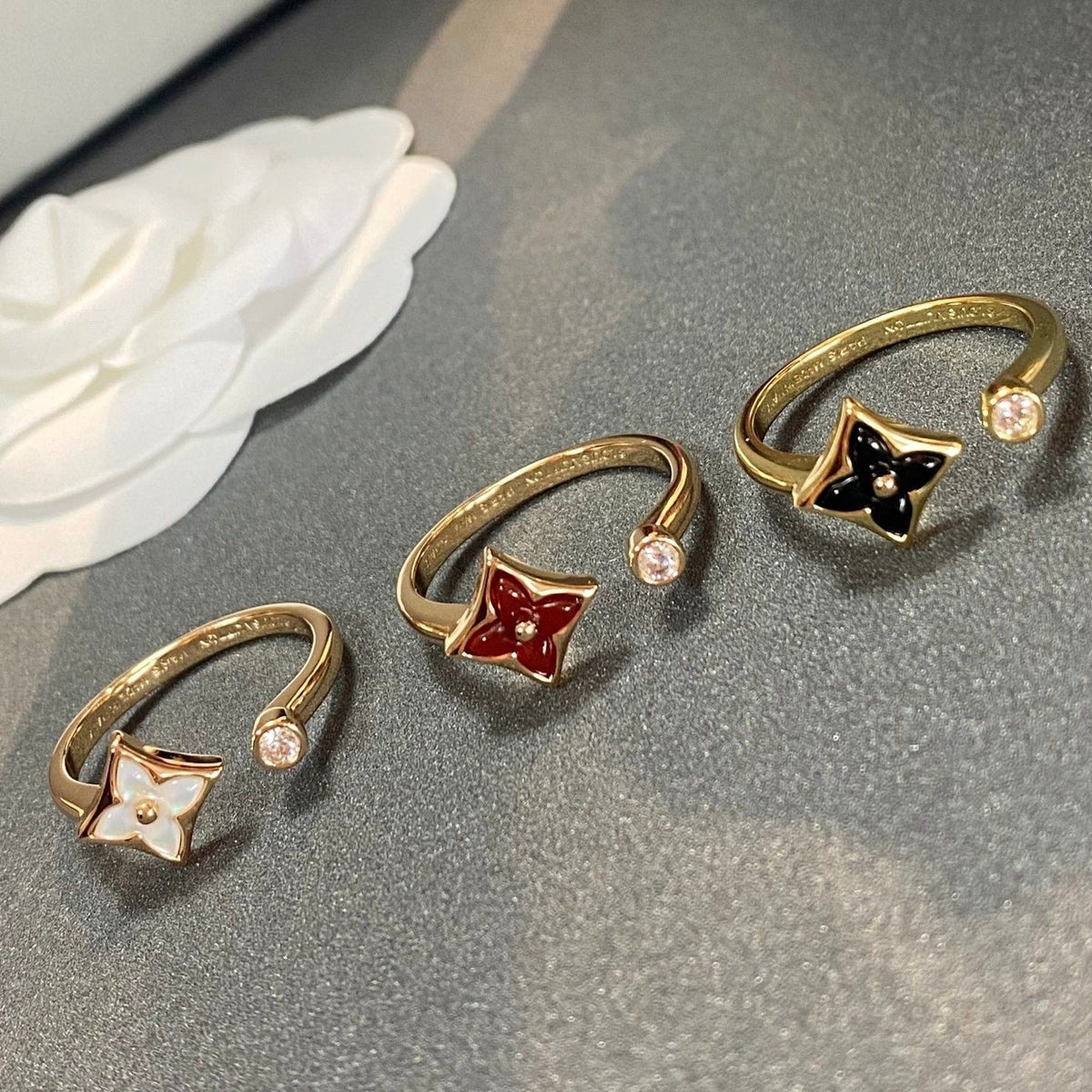 [⭐Hevara Jewelry]STAR 1 DIAMOND OPEN RING