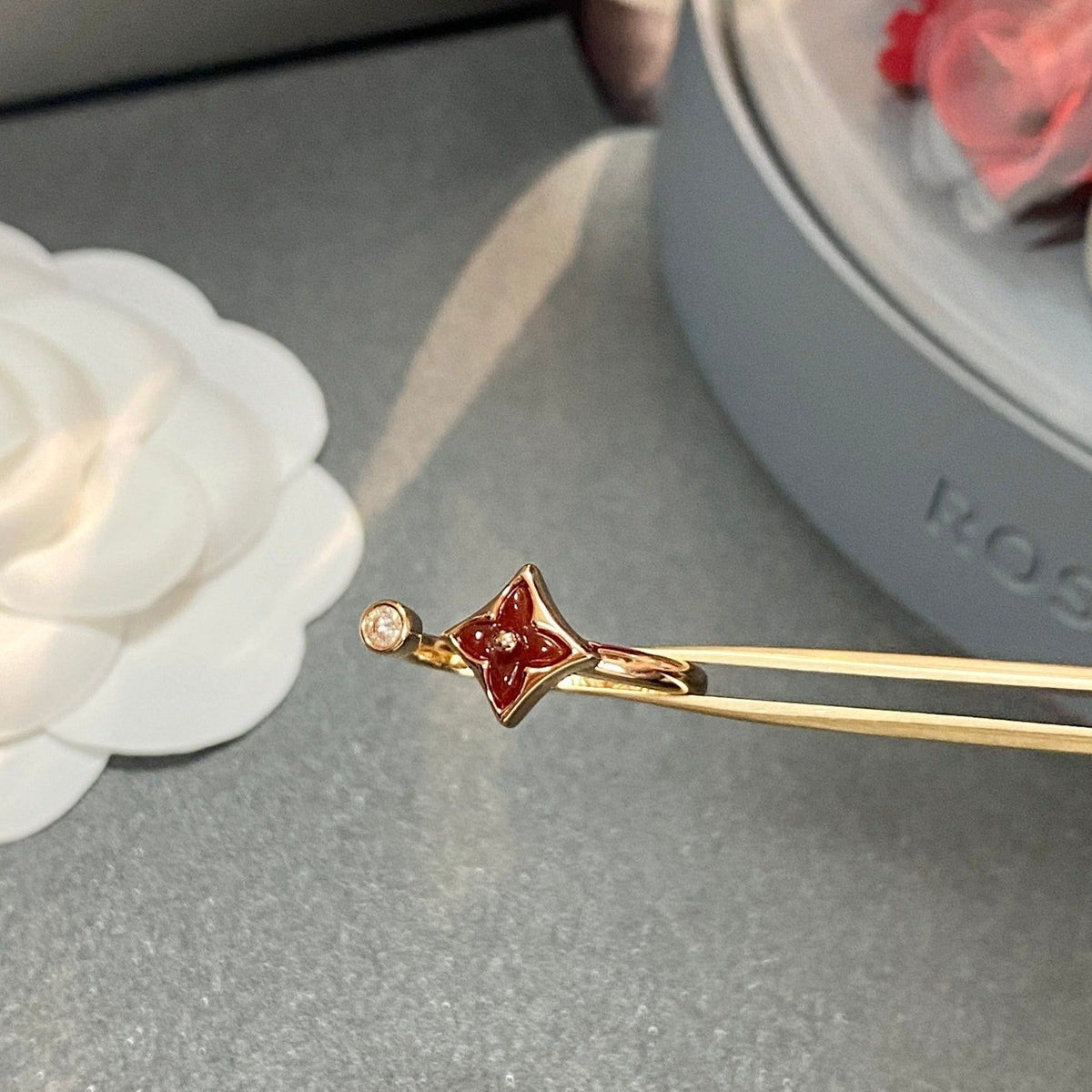 [⭐Hevara Jewelry]STAR 1 DIAMOND OPEN RING