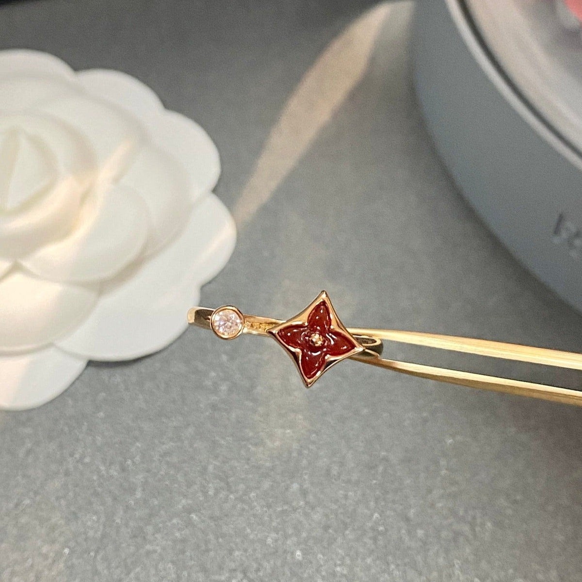 [⭐Hevara Jewelry]STAR 1 DIAMOND OPEN RING