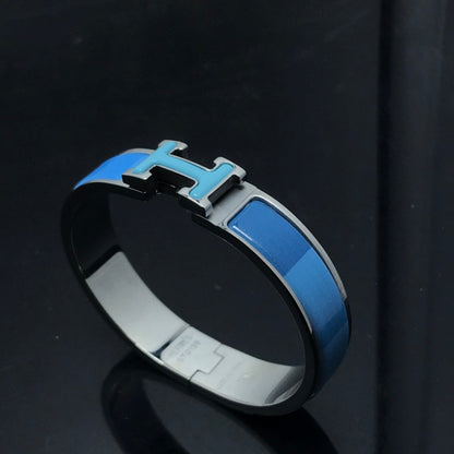 [⭐Hevara Jewelry]H BRACELET BLUE RAINBOW CERAMIC