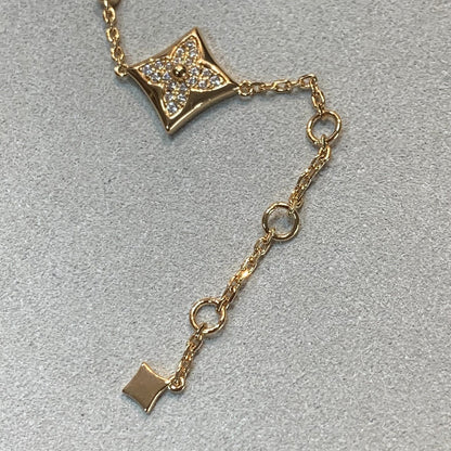 [⭐Hevara Jewelry]STAR AND SUN 4 MOTIFS GOLD DIAMONDS BRACELET