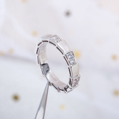 [⭐Hevara Jewelry]SERPENTI RING SILVER  3MM