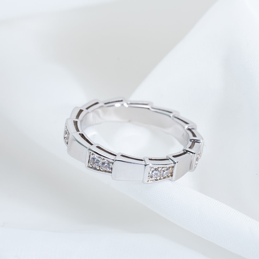 [⭐Hevara Jewelry]SERPENTI RING SILVER  3MM