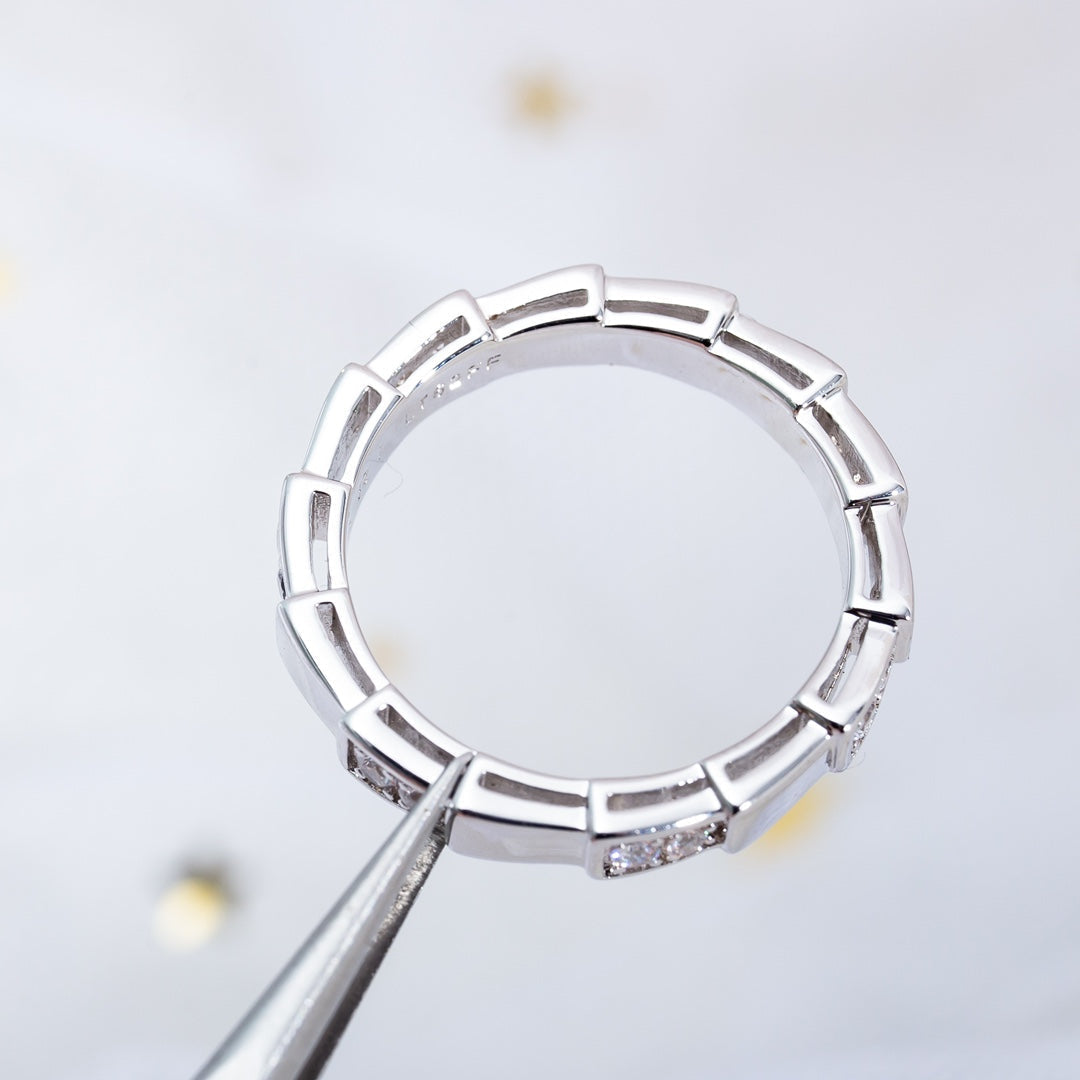 [⭐Hevara Jewelry]SERPENTI RING SILVER  3MM