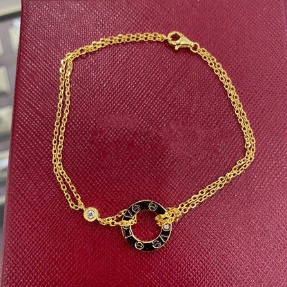 [⭐Hevara Jewelry]LOVE BRACELET 2 DIAMOND