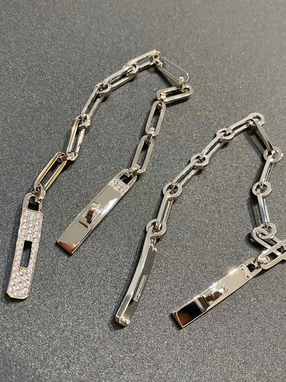 [⭐Hevara Jewelry]CHAINE BRACELET SMALL MODEL DIAMOND