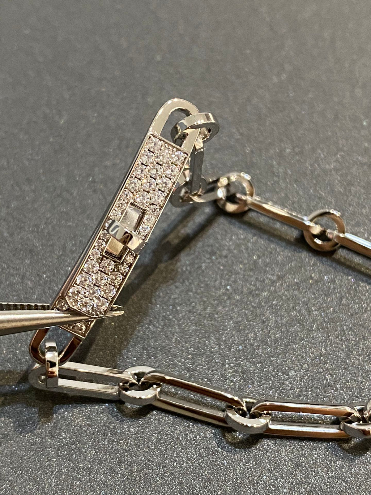 [⭐Hevara Jewelry]CHAINE BRACELET SMALL MODEL DIAMOND