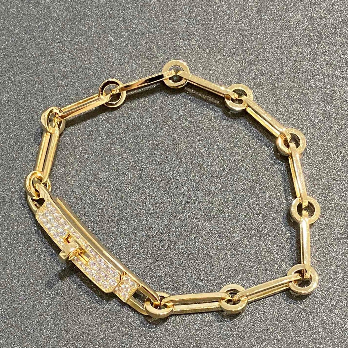 [⭐Hevara Jewelry]CHAINE BRACELET SMALL MODEL DIAMOND