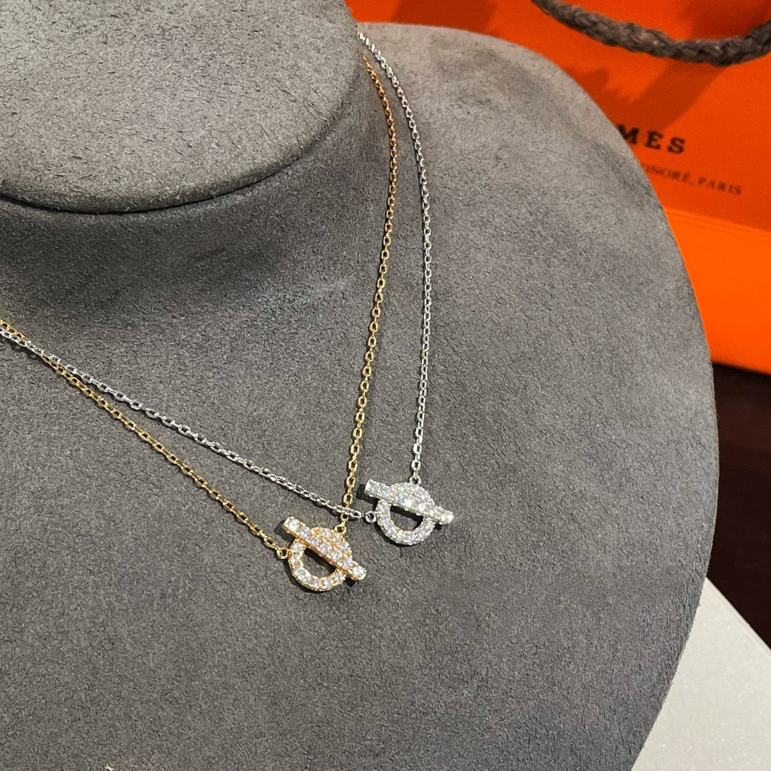 [⭐Hevara Jewelry]ECHAPEE NECKLACE DIAMOND