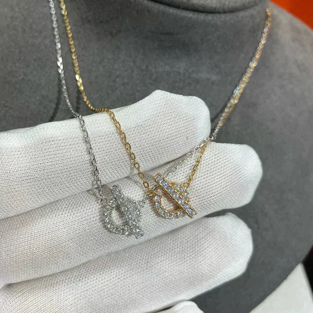[⭐Hevara Jewelry]ECHAPEE NECKLACE DIAMOND