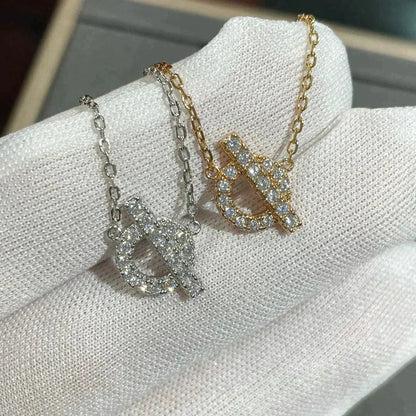 [⭐Hevara Jewelry]ECHAPEE NECKLACE DIAMOND