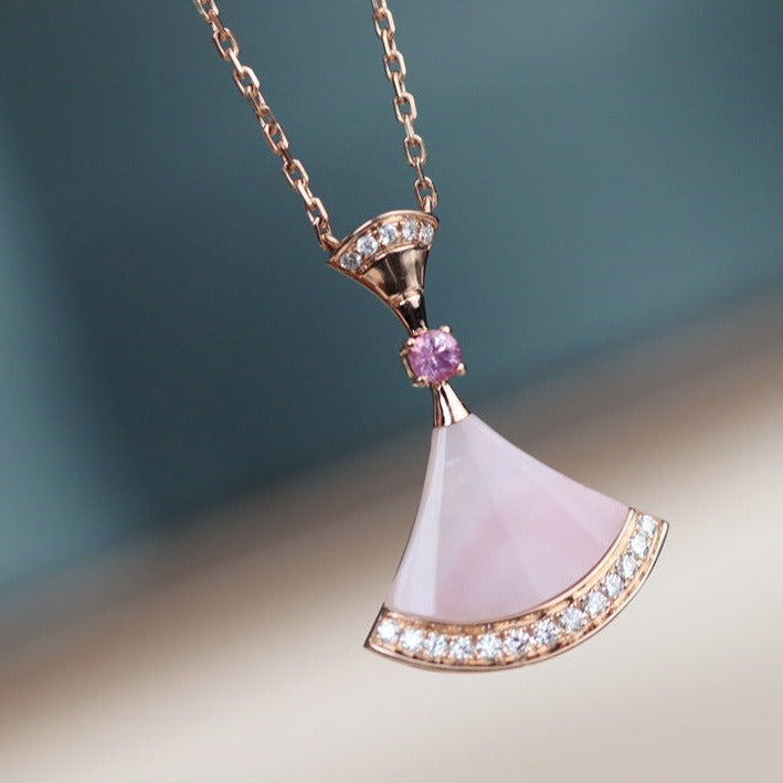 [⭐Hevara Jewelry]DREAM NECKLACE PINK MOP DIAMOND