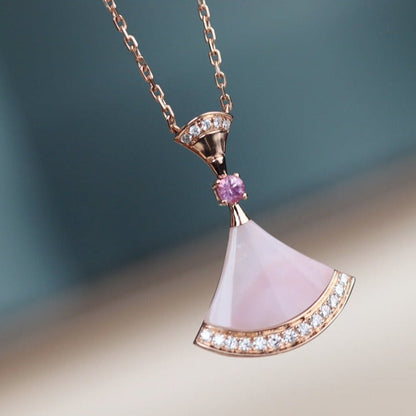 [⭐Hevara Jewelry]DREAM NECKLACE PINK MOP DIAMOND