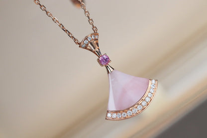 [⭐Hevara Jewelry]DREAM NECKLACE PINK MOP DIAMOND