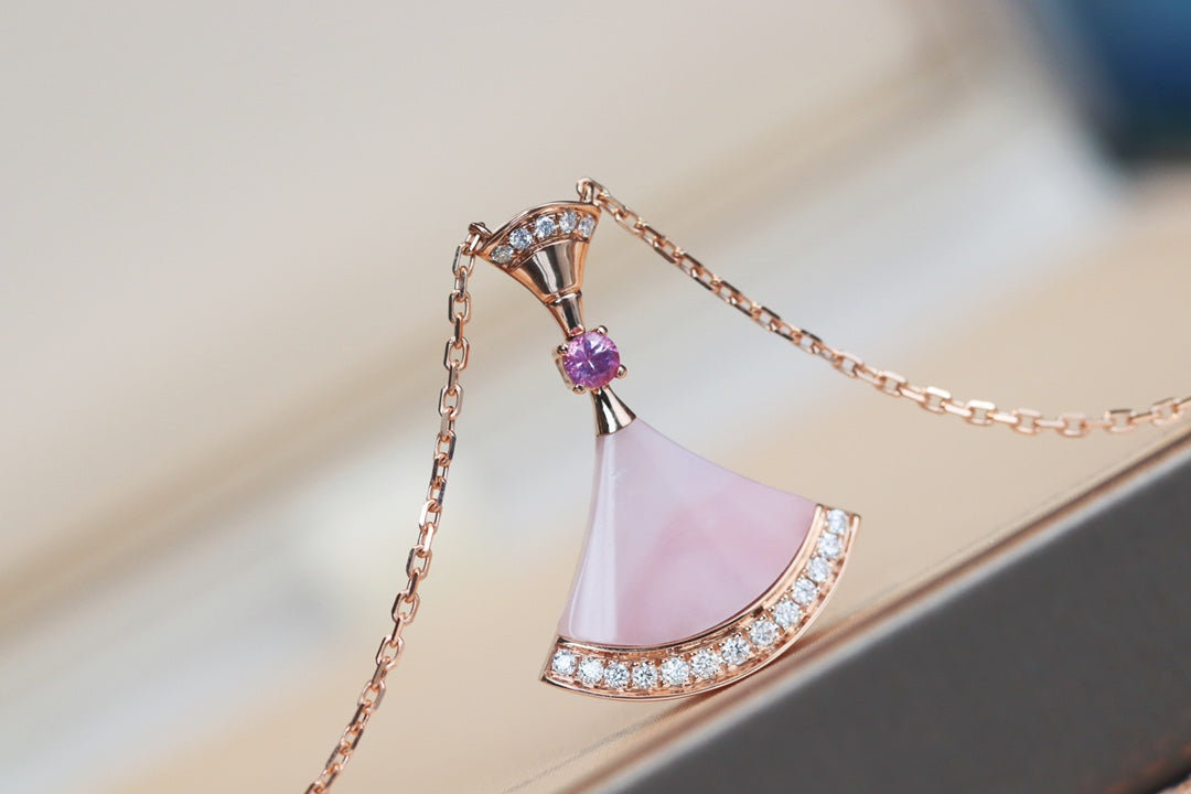 [⭐Hevara Jewelry]DREAM NECKLACE PINK MOP DIAMOND