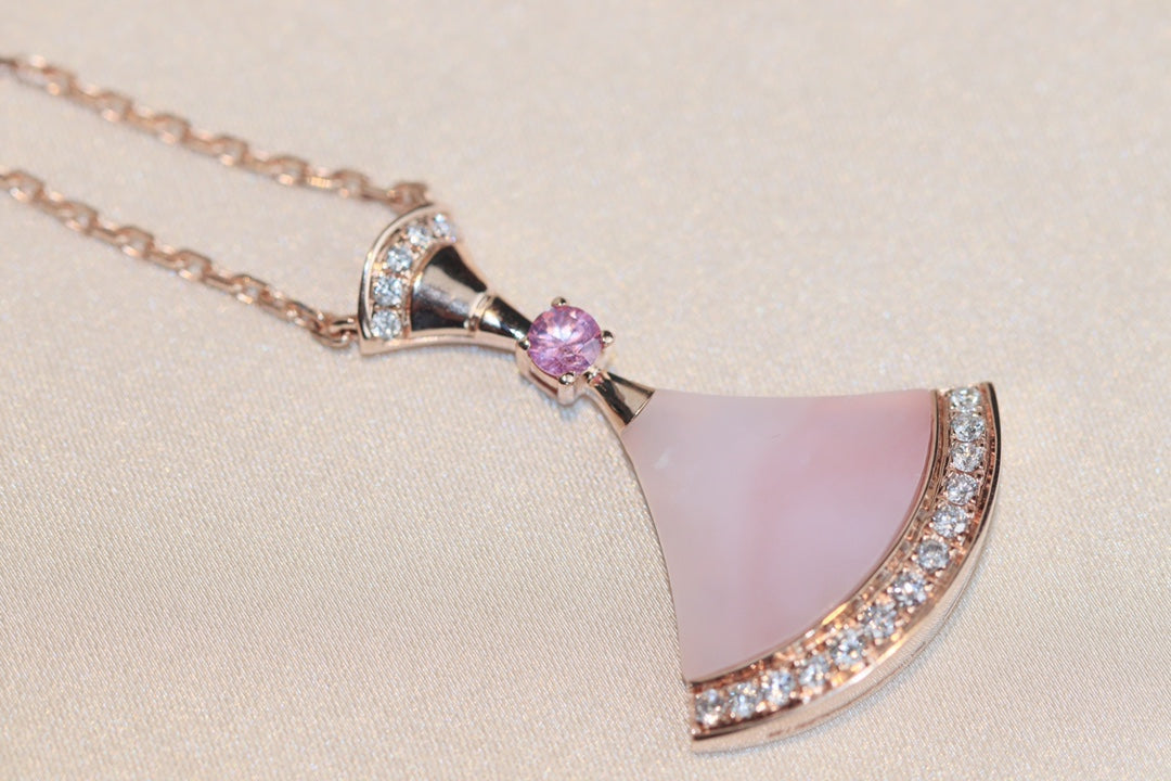 [⭐Hevara Jewelry]DREAM NECKLACE PINK MOP DIAMOND