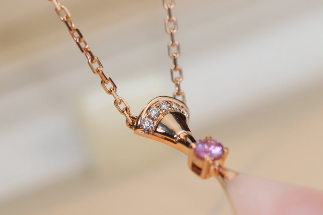 [⭐Hevara Jewelry]DREAM NECKLACE PINK MOP DIAMOND