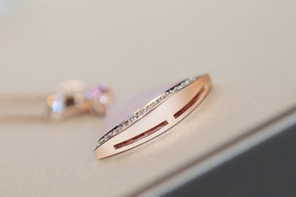 [⭐Hevara Jewelry]DREAM NECKLACE PINK MOP DIAMOND