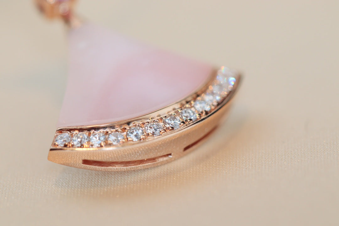 [⭐Hevara Jewelry]DREAM NECKLACE PINK MOP DIAMOND