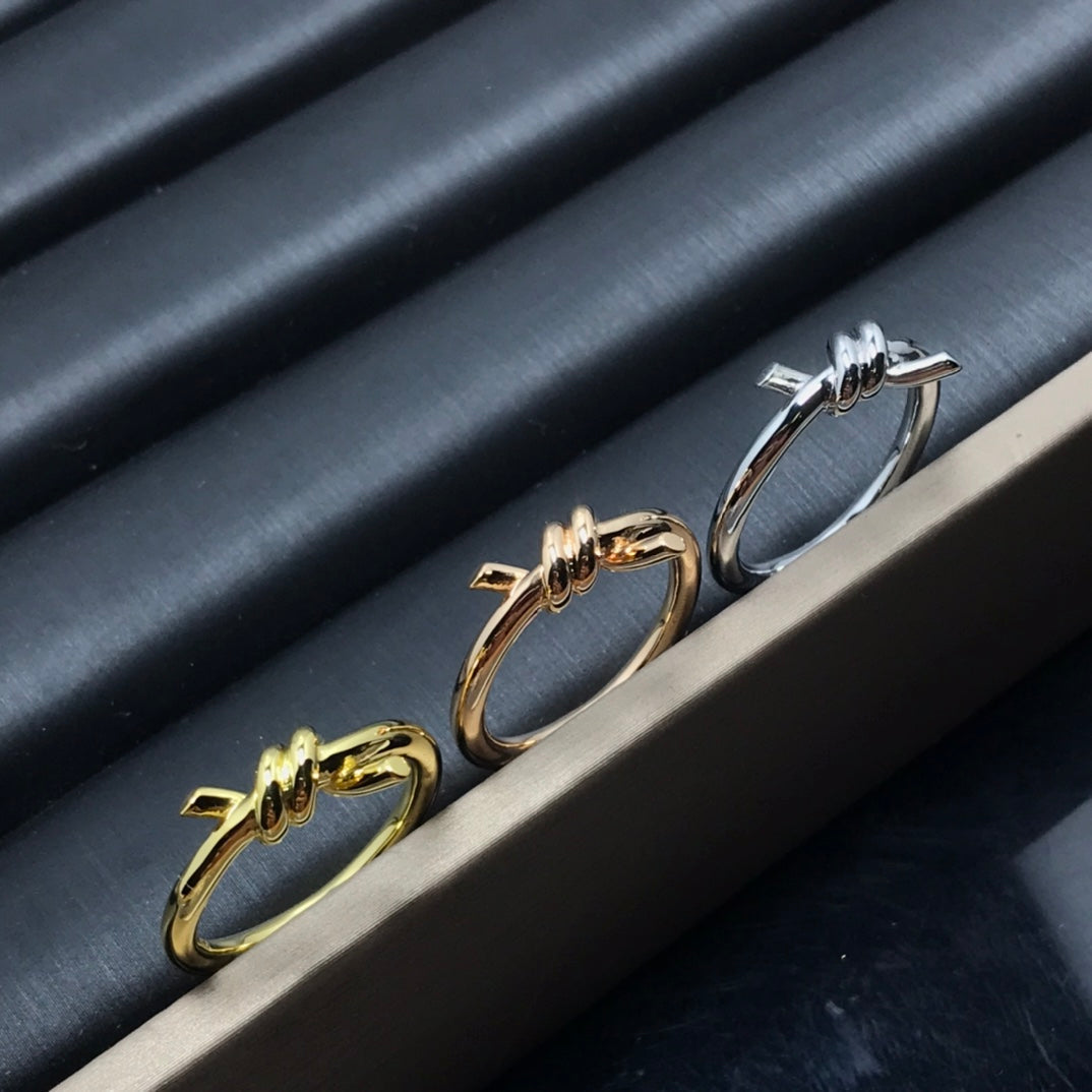 [Hevara Jewelry]KNOT RING 1.2MM