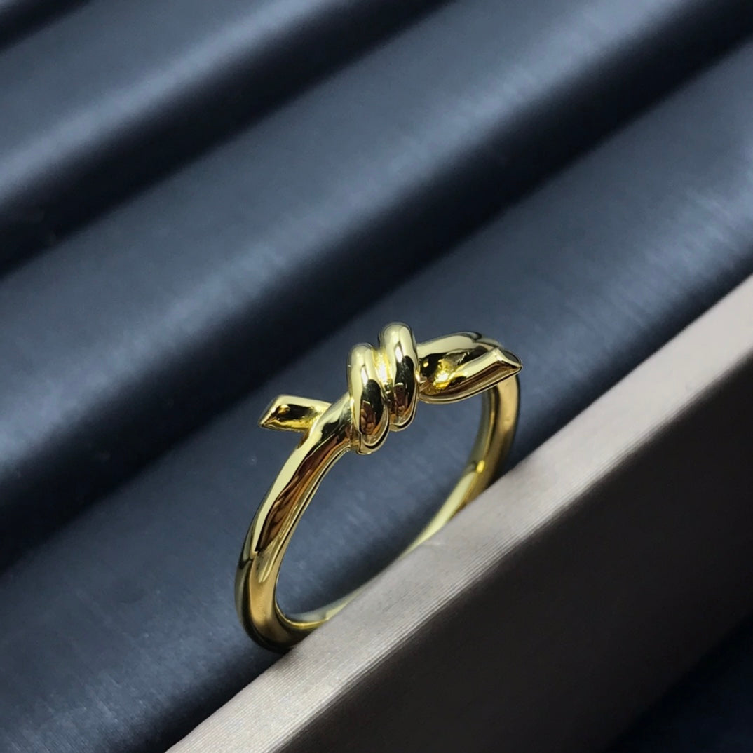 [Hevara Jewelry]KNOT RING 1.2MM