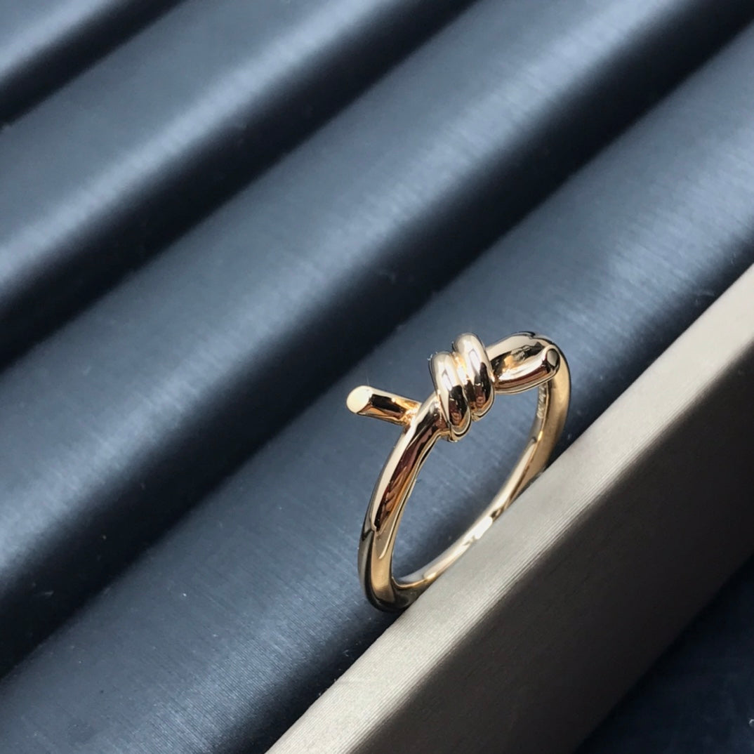 [Hevara Jewelry]KNOT RING 1.2MM