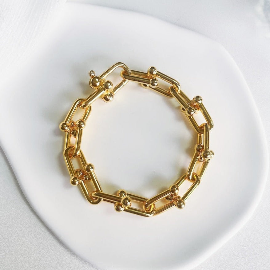 [Hevara Jewelry]HARDWEAR GOLD BRACELET