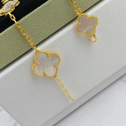 [⭐Hevara Jewelry]MAGIC CLOVER MOP GOLD BRACELET 5 MOTIFS