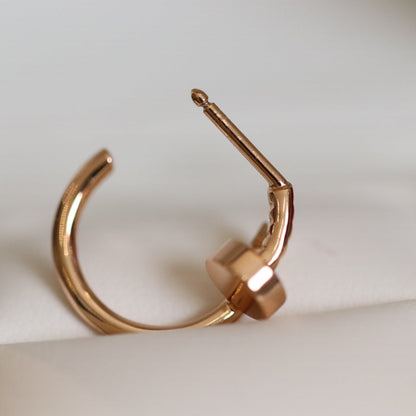 [⭐Hevara Jewelry]JUSTE EARRINGS PINK GOLD