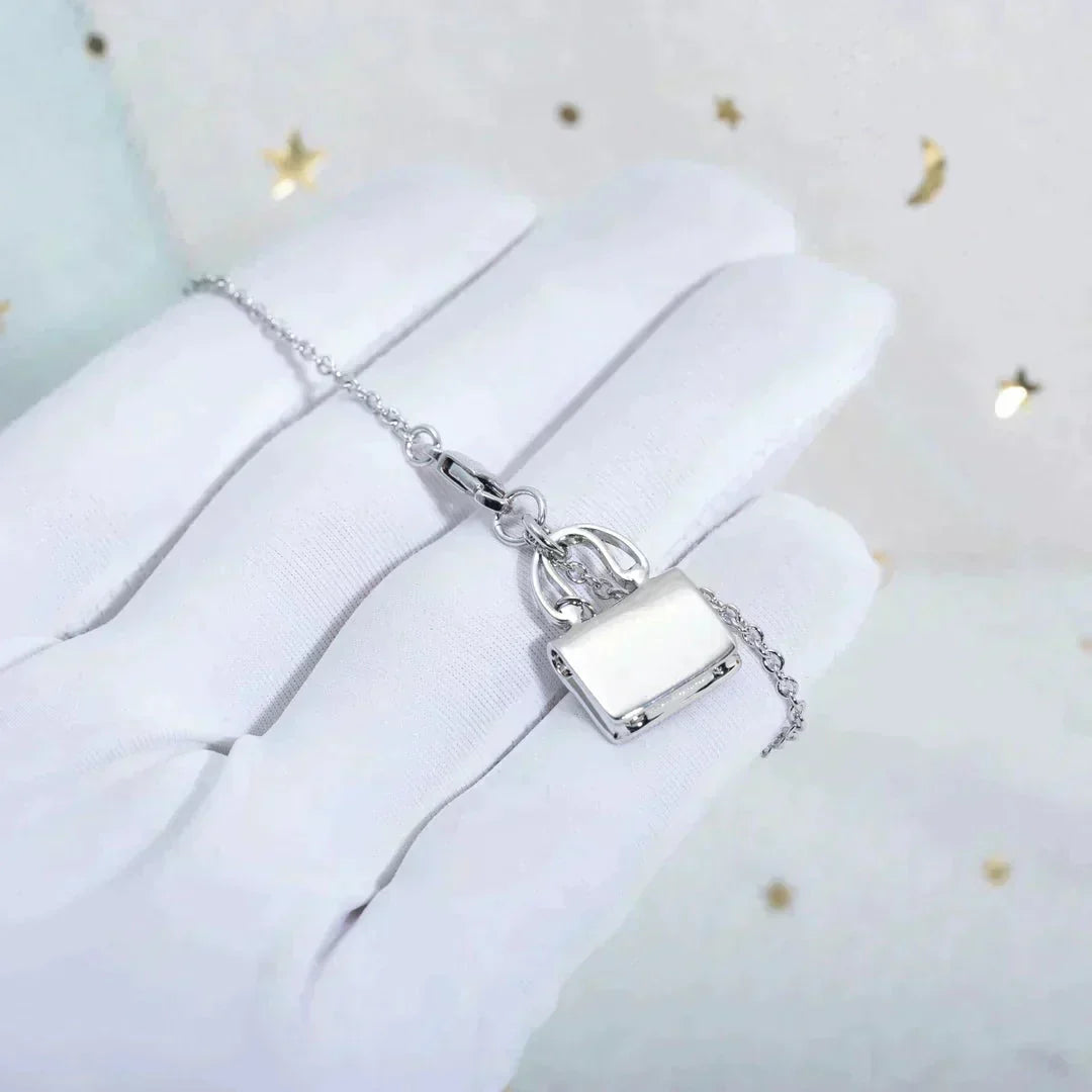 [⭐Hevara Jewelry]AMULETTE PEDANT SILVER NECKLACE