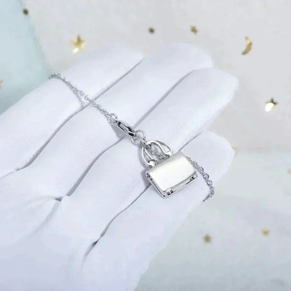 [⭐Hevara Jewelry]AMULETTE PEDANT SILVER NECKLACE