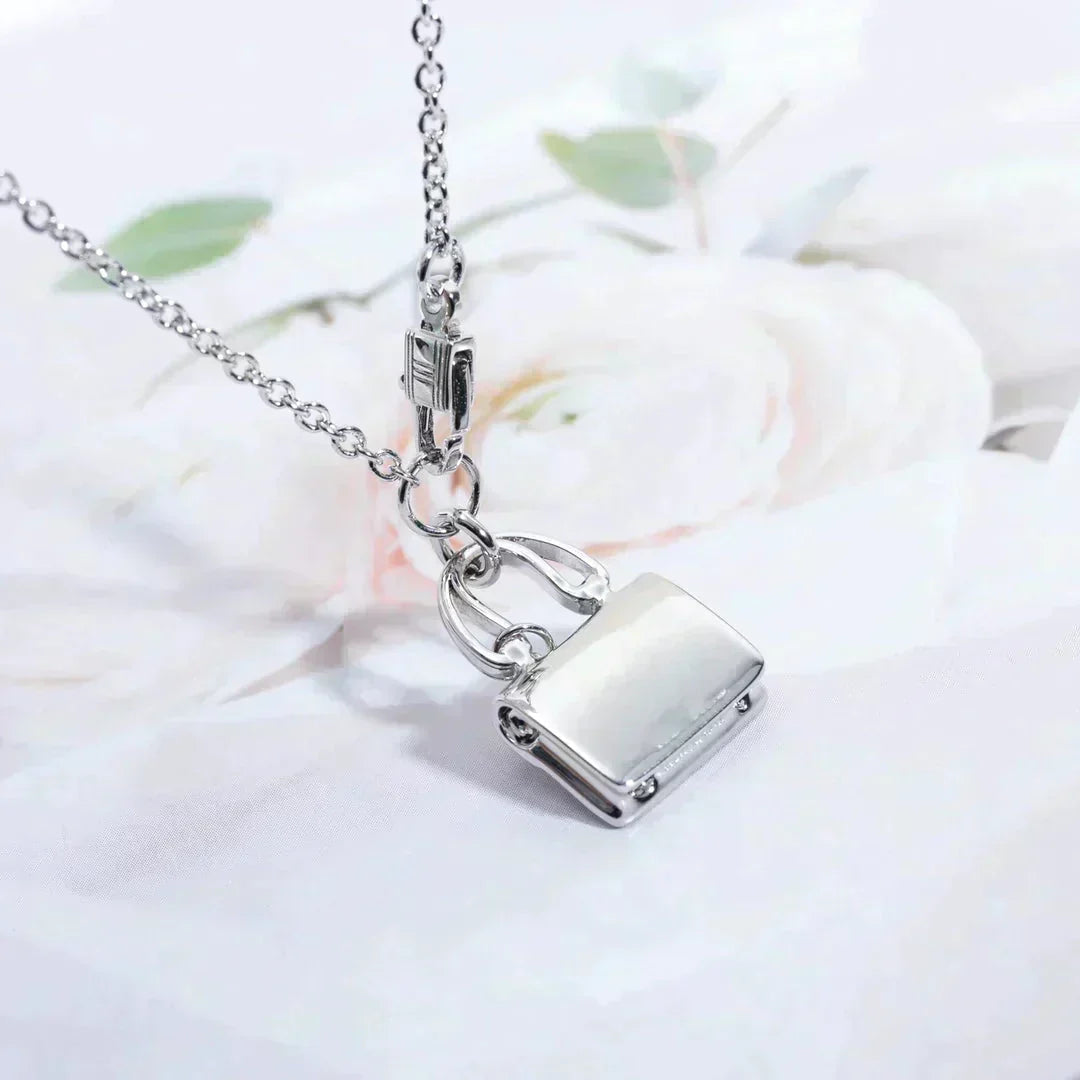 [⭐Hevara Jewelry]AMULETTE PEDANT SILVER NECKLACE