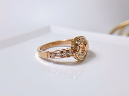 [⭐Hevara Jewelry]DREAM RING DIAMOND PINK GOLD