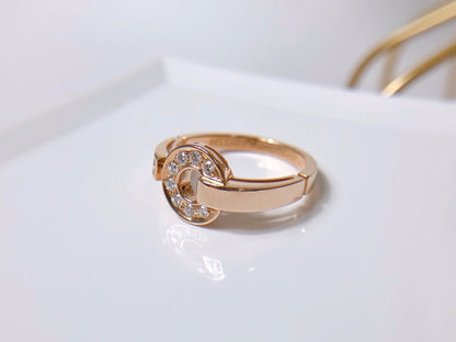 [⭐Hevara Jewelry]DREAM RING DIAMOND PINK GOLD
