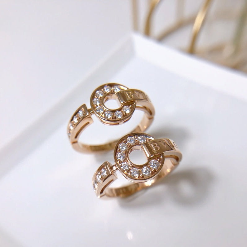 [⭐Hevara Jewelry]DREAM RING DIAMOND PINK GOLD