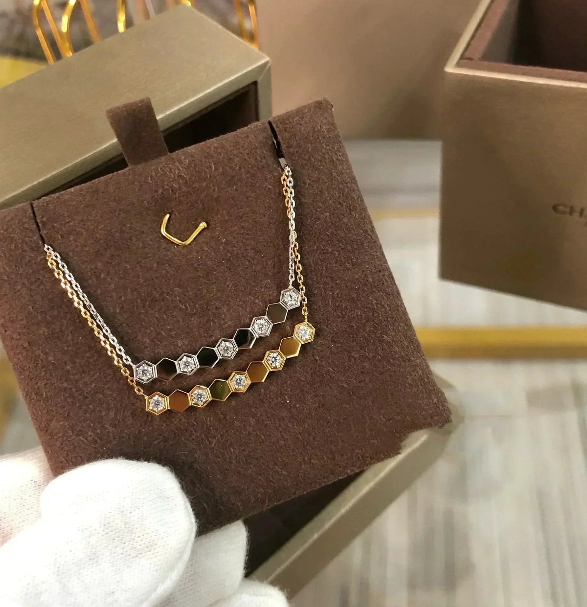 [⭐Hevara Jewelry]BEE LOVE NECKLACE DIAMOND