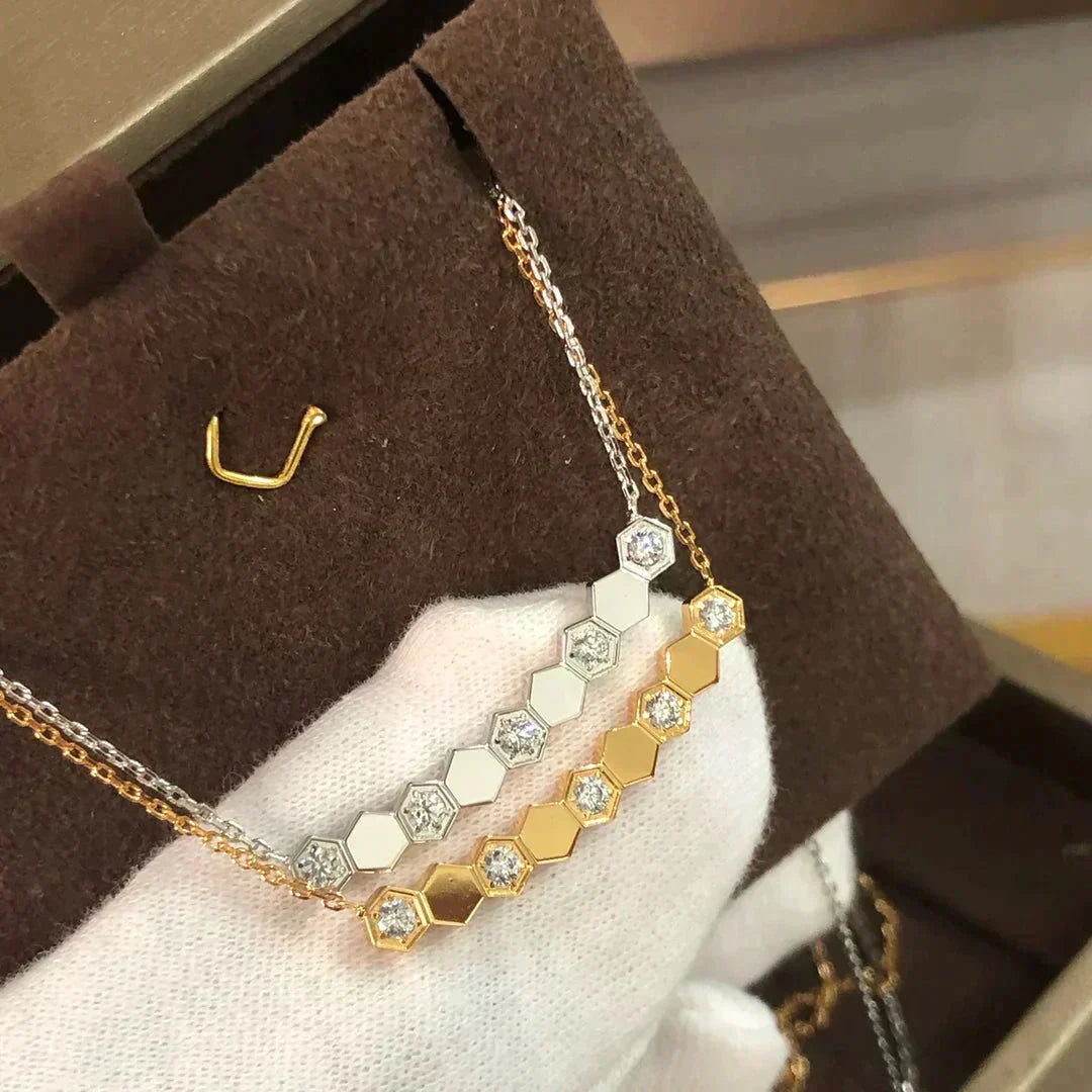 [⭐Hevara Jewelry]BEE LOVE NECKLACE DIAMOND