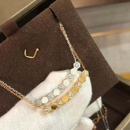 [⭐Hevara Jewelry]BEE LOVE NECKLACE DIAMOND