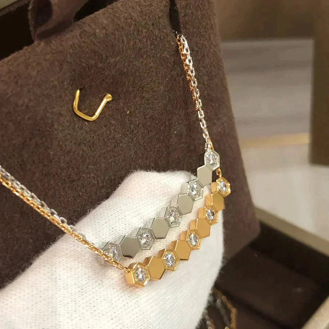 [⭐Hevara Jewelry]BEE LOVE NECKLACE DIAMOND