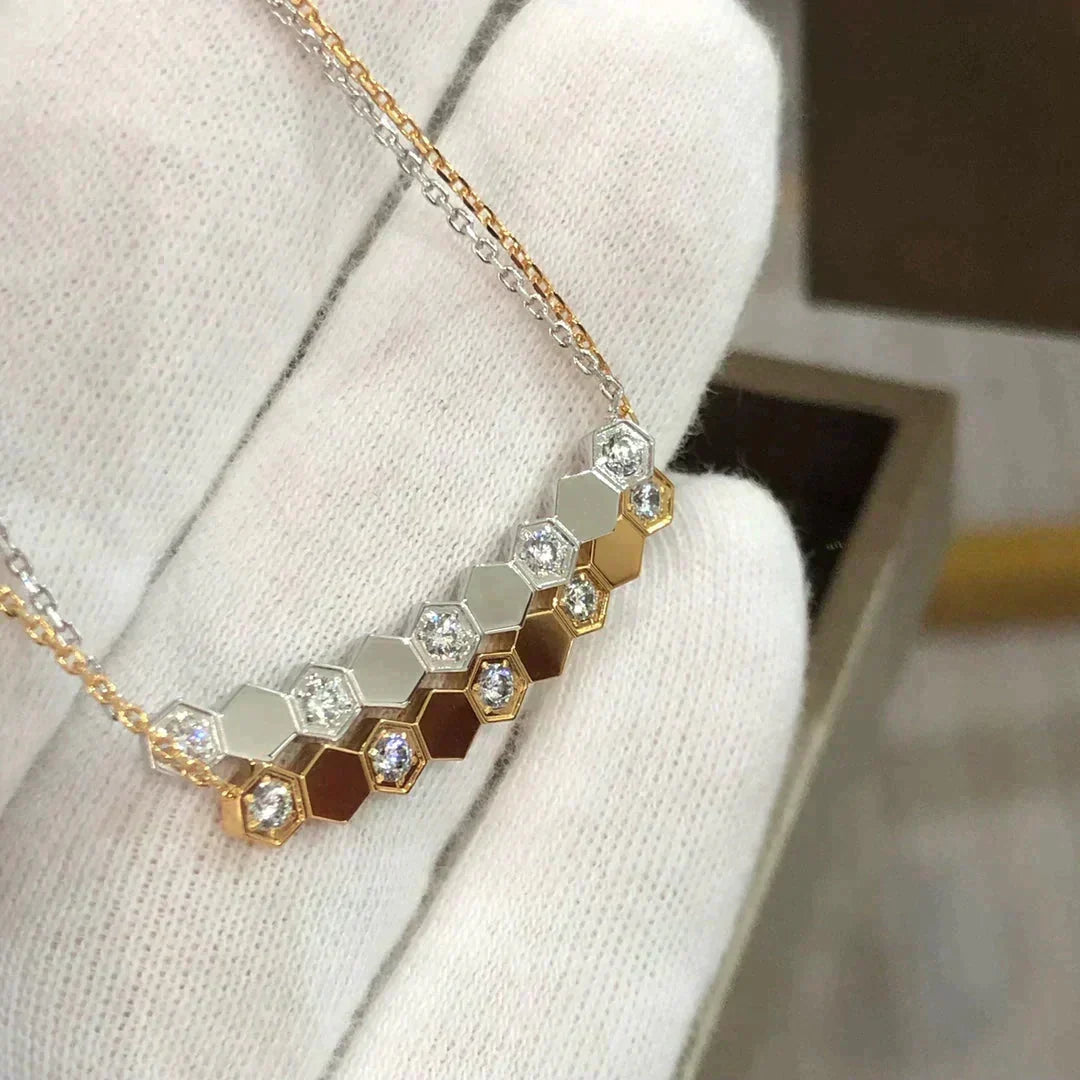 [⭐Hevara Jewelry]BEE LOVE NECKLACE DIAMOND