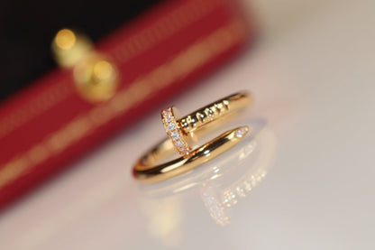 [⭐Hevara Jewelry]JUSTE RING 2.65MM GOLD DIAMOND